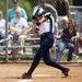 Saline first baseman Chelsea Leathers hits a ball in the game against Allen Park on Saturday, June 8. Daniel Brenner I AnnArbor.com